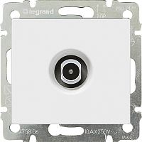 Розетка TV Проходная без рамки Legrand Valena 1-м. белый  картинка